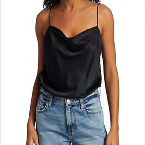 Cami NYC silk cowl bodysuit- Brand new with tags